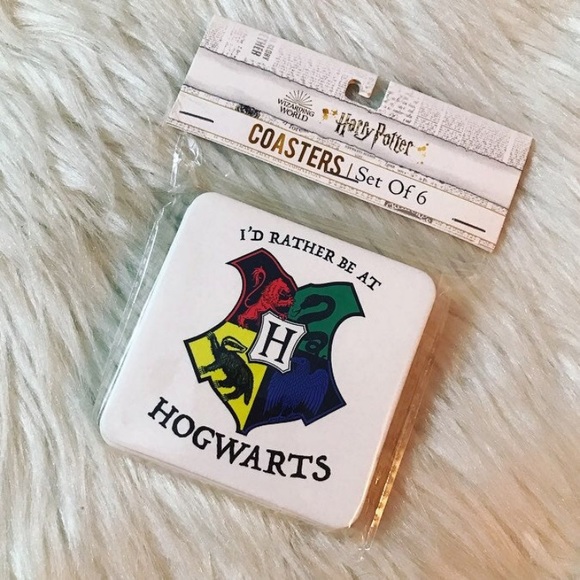 Warner Bros. Other - 🎉HP🎉 I'd Rather Be at Hogwarts Harry Potter Coaster Set